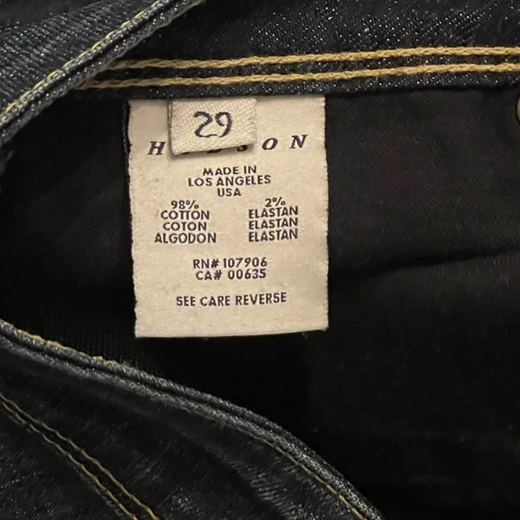 Hudson Jeans Women's Straight Leg in Dark Blue - Picture 6 of 6